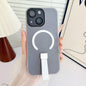 Eagle Eye Dual-layer Jelly Magnetic Phone Case with Silicone Strap & Lens Film, For iPhone 14 Plus, For iPhone 14, For iPhone 14 Pro