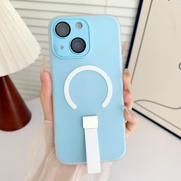 Eagle Eye Dual-layer Jelly Magnetic Phone Case with Silicone Strap & Lens Film, For iPhone 14 Plus, For iPhone 14, For iPhone 14 Pro