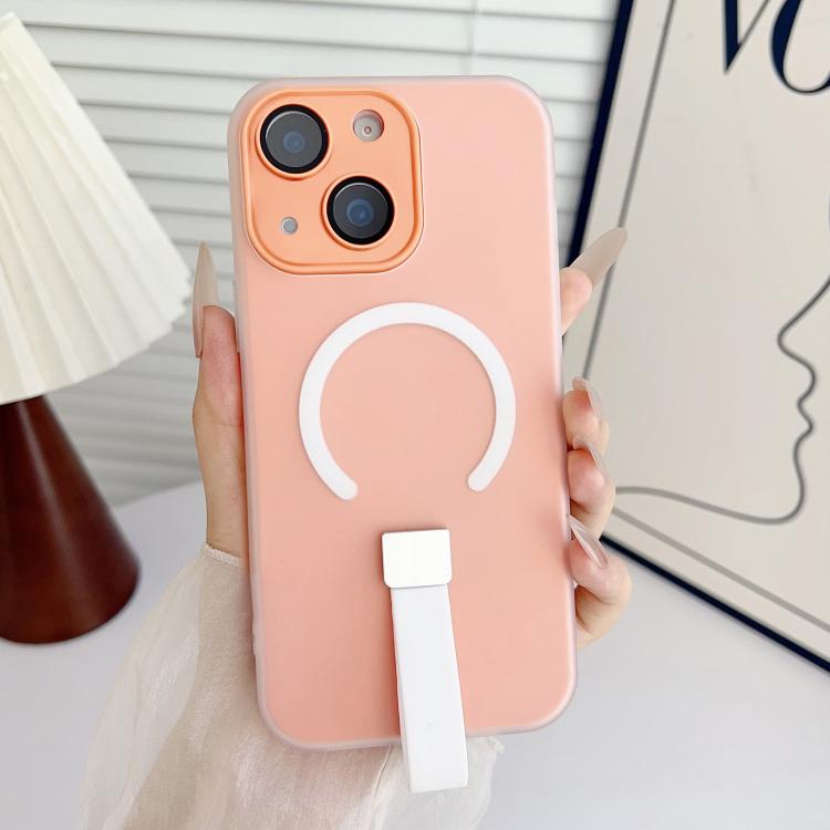 Eagle Eye Dual-layer Jelly Magnetic Phone Case with Silicone Strap & Lens Film, For iPhone 14 Plus, For iPhone 14, For iPhone 14 Pro