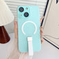 Eagle Eye Dual-layer Jelly Magnetic Phone Case with Silicone Strap & Lens Film, For iPhone 14 Plus, For iPhone 14, For iPhone 14 Pro