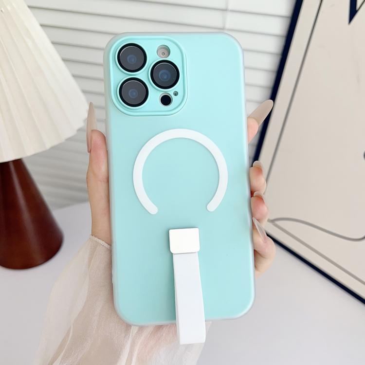 Eagle Eye Dual-layer Jelly Magnetic Phone Case with Silicone Strap & Lens Film, For iPhone 14 Plus, For iPhone 14, For iPhone 14 Pro