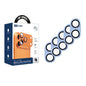 XDcase 5pcs Armor Full-Coverage Frosted Metal Camera Lens Ring Film, For iPhone 17