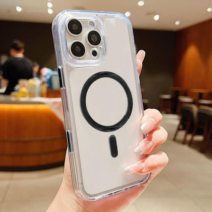 Frosted PC Hybrid TPU Magnetic Phone Case with AI Sensing Key, For iPhone 17 Pro Max, For iPhone 17 Pro, For iPhone 17, For iPhone Air, For iPhone 16 Pro Max, For iPhone 16 Pro