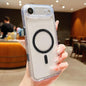 Frosted PC Hybrid TPU Magnetic Phone Case with AI Sensing Key, For iPhone 17 Pro Max, For iPhone 17 Pro, For iPhone 17, For iPhone Air, For iPhone 16 Pro Max, For iPhone 16 Pro