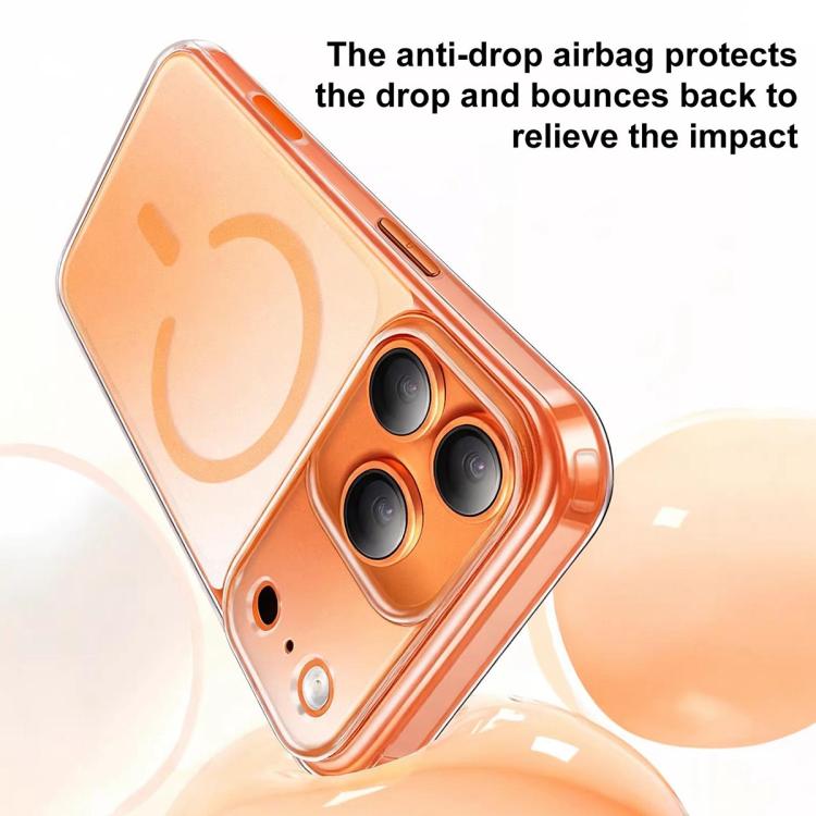 Frosted PC Hybrid TPU Magnetic Phone Case with AI Sensing Key, For iPhone 17 Pro Max, For iPhone 17 Pro, For iPhone 17, For iPhone Air, For iPhone 16 Pro Max, For iPhone 16 Pro