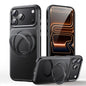 Leather Texture 360 Degrees Rotating Magnetic Holder Phone Case, For iPhone 17 Pro Max, For iPhone 17 Pro, For iPhone 17, For iPhone Air, For iPhone 16 Pro Max, For iPhone 16 Pro, For iPhone 16 Plus, For iPhone 16