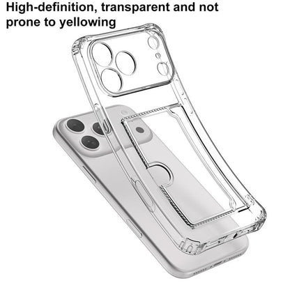 XDcase Clear TPU Card Slot Precision Hole Phone Case, For iPhone 17 Pro Max, For iPhone 17 Pro, For iPhone 17, For iPhone Air