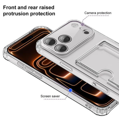 XDcase Clear TPU Card Slot Precision Hole Phone Case, For iPhone 17 Pro Max, For iPhone 17 Pro, For iPhone 17, For iPhone Air
