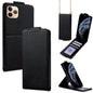 Vertical Flip Cover Solid Color Vegan Leather Phone Case with Crossbody Chain, For iPhone 11 Pro Max, For iPhone 11, For iPhone 11 Pro