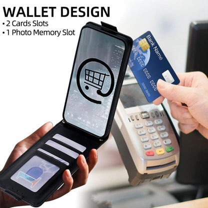 Vertical Flip Cover Solid Color Vegan Leather Phone Case with Crossbody Chain, For iPhone 11 Pro Max, For iPhone 11, For iPhone 11 Pro