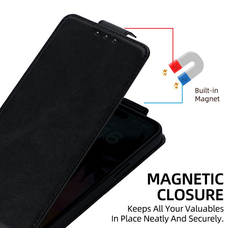 Vertical Flip Cover Solid Color Vegan Leather Phone Case with Crossbody Chain, For iPhone 11 Pro Max, For iPhone 11, For iPhone 11 Pro
