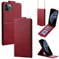 Vertical Flip Cover Solid Color Vegan Leather Phone Case with Crossbody Chain, For iPhone 11 Pro Max, For iPhone 11, For iPhone 11 Pro