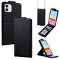Vertical Flip Cover Solid Color Vegan Leather Phone Case with Crossbody Chain, For iPhone 11 Pro Max, For iPhone 11, For iPhone 11 Pro