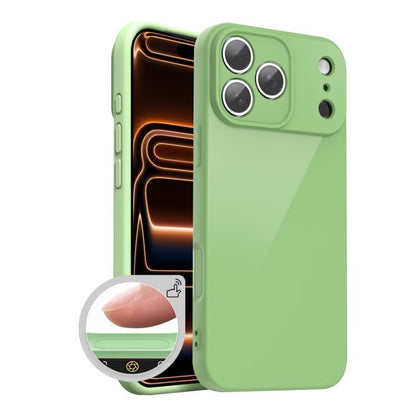 XDcase AI Button Integrated Full Coverage Imitation Silicone Phone Case, For iPhone 17 Pro Max, For iPhone 17 Pro
