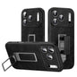 SULADA Wristband Hidden Metal Holder Faux Leather Phone Case, For iPhone 17 Pro Max, For iPhone 17 Pro, For iPhone 17, For iPhone 16 Pro Max, For iPhone 16 Pro, For iPhone 16