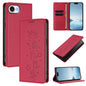 Cute Cats Embossed Magnetic RFID Vegan Leather Phone Case, For iPhone 17e / 16e, For iPhone 17 Pro Max