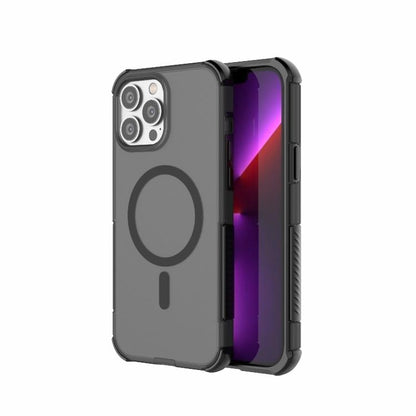 Skin-friendly Magnetic PC + TPU Hybrid Shockproof Phone Case, For iPhone 14 Pro Max, For iPhone 13 Pro Max, For iPhone 13 Pro