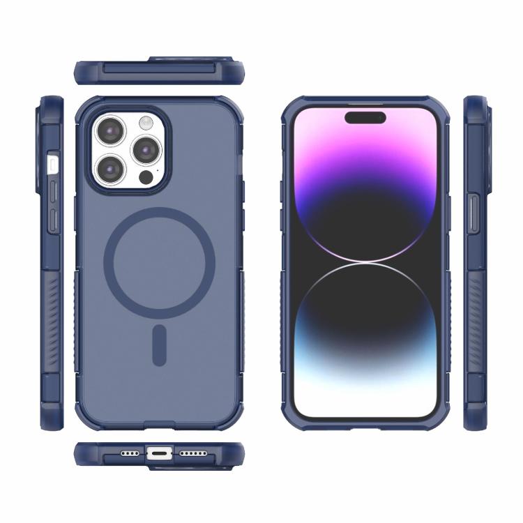 Skin-friendly Magnetic PC + TPU Hybrid Shockproof Phone Case, For iPhone 14 Pro Max, For iPhone 13 Pro Max, For iPhone 13 Pro