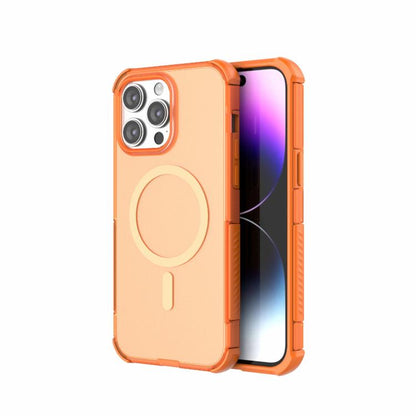Skin-friendly Magnetic PC + TPU Hybrid Shockproof Phone Case, For iPhone 14 Pro Max, For iPhone 13 Pro Max, For iPhone 13 Pro