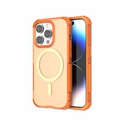 Skin-friendly Magnetic PC + TPU Hybrid Shockproof Phone Case, For iPhone 15 Pro Max, For iPhone 15 Pro, For iPhone 14 Plus / 15 Plus, For iPhone 14 Pro