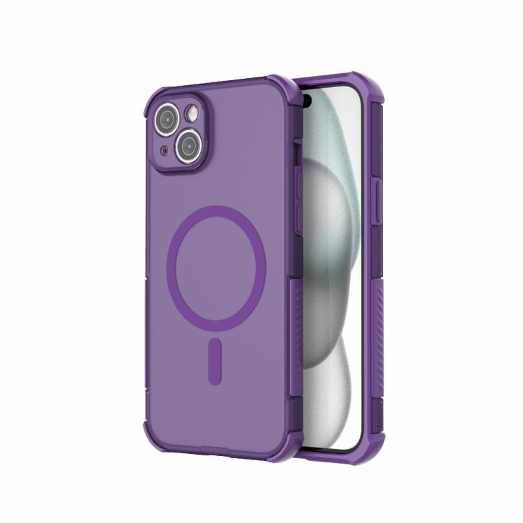 Skin-friendly Magnetic PC + TPU Hybrid Shockproof Phone Case, For iPhone 15 Pro Max, For iPhone 15 Pro, For iPhone 14 Plus / 15 Plus, For iPhone 14 Pro