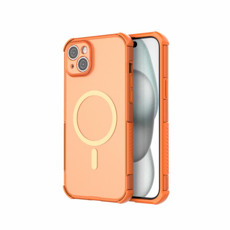 Skin-friendly Magnetic PC + TPU Hybrid Shockproof Phone Case, For iPhone 15 Pro Max, For iPhone 15 Pro, For iPhone 14 Plus / 15 Plus, For iPhone 14 Pro
