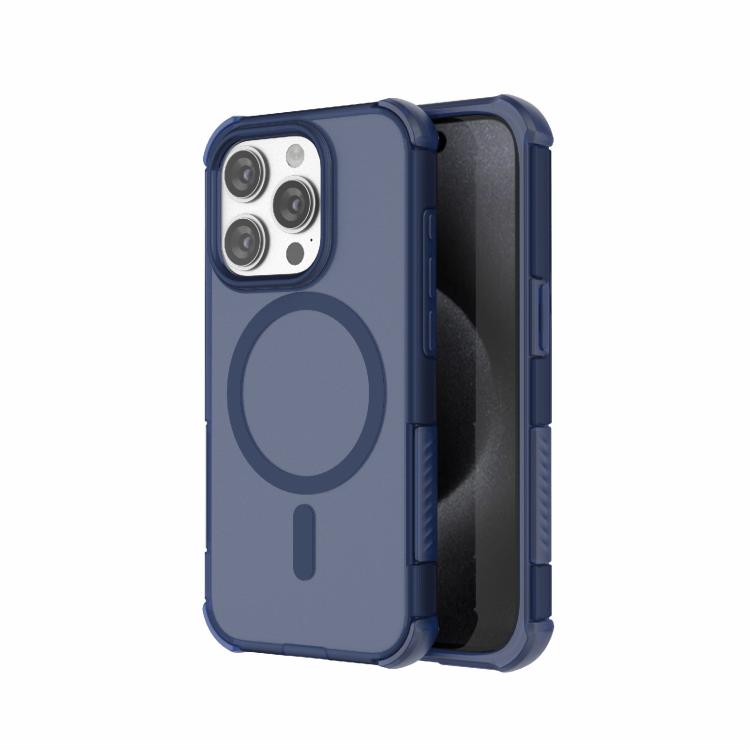 Skin-friendly Magnetic PC + TPU Hybrid Shockproof Phone Case, For iPhone 15 Pro Max, For iPhone 15 Pro, For iPhone 14 Plus / 15 Plus, For iPhone 14 Pro