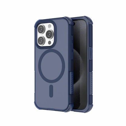 Skin-friendly Magnetic PC + TPU Hybrid Shockproof Phone Case, For iPhone 15 Pro Max, For iPhone 15 Pro, For iPhone 14 Plus / 15 Plus, For iPhone 14 Pro