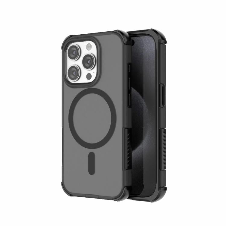Skin-friendly Magnetic PC + TPU Hybrid Shockproof Phone Case, For iPhone 15 Pro Max, For iPhone 15 Pro, For iPhone 14 Plus / 15 Plus, For iPhone 14 Pro