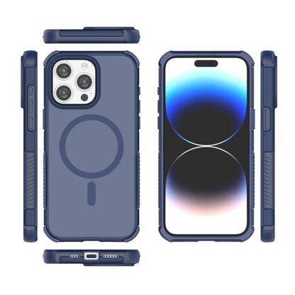 Skin-friendly Magnetic PC + TPU Hybrid Shockproof Phone Case, For iPhone 15 Pro Max, For iPhone 15 Pro, For iPhone 14 Plus / 15 Plus, For iPhone 14 Pro