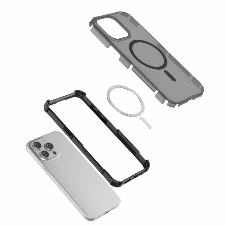 Skin-friendly Magnetic PC + TPU Hybrid Shockproof Phone Case, For iPhone 15 Pro Max, For iPhone 15 Pro, For iPhone 14 Plus / 15 Plus, For iPhone 14 Pro