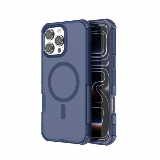 Skin-friendly Magnetic PC + TPU Hybrid Shockproof Phone Case, For iPhone 16 Pro Max, For iPhone 16 Pro, For iPhone 16 Plus, For iPhone 16