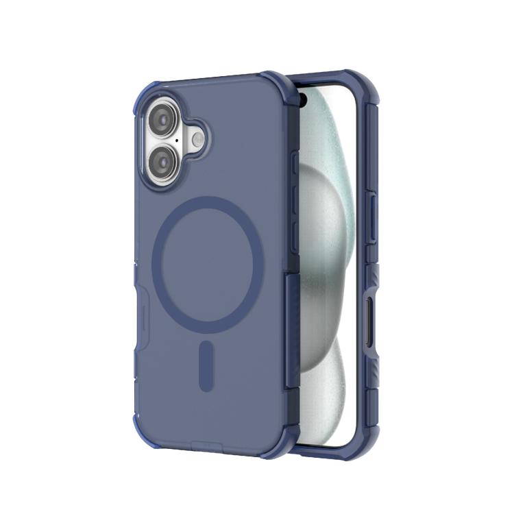 Skin-friendly Magnetic PC + TPU Hybrid Shockproof Phone Case, For iPhone 16 Pro Max, For iPhone 16 Pro, For iPhone 16 Plus, For iPhone 16