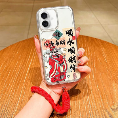 Horse Year Acrylic Magnetic Full Coverage Phone Case with Lanyard, For iPhone 17 Pro Max, For iPhone 17 Pro, For iPhone 17, For iPhone Air