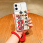 Horse Year Acrylic Magnetic Full Coverage Phone Case with Lanyard, For iPhone 13 Pro Max, For iPhone 13 Pro, For iPhone 13, For iPhone 12