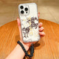 Horse Year Acrylic Magnetic Full Coverage Phone Case with Lanyard, For iPhone 12 Pro Max, For iPhone 12 Pro