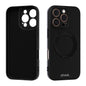 ABEEL Skin-friendly Feel Magnetic Liquid Silicone Phone Case with Holder, For iPhone 16 Pro, For iPhone 16