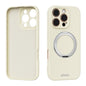 ABEEL Skin-friendly Feel Magnetic Liquid Silicone Phone Case with Holder, For iPhone 16 Pro, For iPhone 16