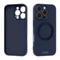 ABEEL Skin-friendly Feel Magnetic Liquid Silicone Phone Case with Holder, For iPhone 17 Pro Max, For iPhone 17 Pro, For iPhone 17, For iPhone 16 Pro Max
