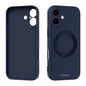 ABEEL Skin-friendly Feel Magnetic Liquid Silicone Phone Case with Holder, For iPhone 17 Pro Max, For iPhone 17 Pro, For iPhone 17, For iPhone 16 Pro Max