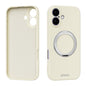 ABEEL Skin-friendly Feel Magnetic Liquid Silicone Phone Case with Holder, For iPhone 17 Pro Max, For iPhone 17 Pro, For iPhone 17, For iPhone 16 Pro Max