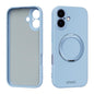 ABEEL Skin-friendly Feel Magnetic Liquid Silicone Phone Case with Holder, For iPhone 17 Pro Max, For iPhone 17 Pro, For iPhone 17, For iPhone 16 Pro Max
