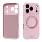 ABEEL Skin-friendly Feel Magnetic Liquid Silicone Phone Case with Holder, For iPhone 17 Pro Max, For iPhone 17 Pro, For iPhone 17, For iPhone 16 Pro Max