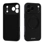 ABEEL Skin-friendly Feel Magnetic Liquid Silicone Phone Case with Holder, For iPhone 17 Pro Max, For iPhone 17 Pro, For iPhone 17, For iPhone 16 Pro Max