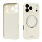 ABEEL Skin-friendly Feel Magnetic Liquid Silicone Phone Case with Holder, For iPhone 17 Pro Max, For iPhone 17 Pro, For iPhone 17, For iPhone 16 Pro Max