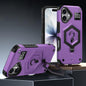 Hexagon Armor Magnetic Holder Weighing Scale Phone Case, For iPhone 17 Pro Max, For iPhone 17 Pro, For iPhone 17