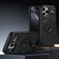 Hexagon Armor Magnetic Holder Weighing Scale Phone Case, For iPhone 14 / 13, For iPhone 14 Pro, For iPhone 14 Pro Max