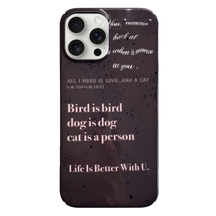 Painted Pattern PC Phone Case, For iPhone 17 Pro Max
