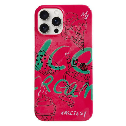 Painted Pattern PC Phone Case, For iPhone 17 Pro Max