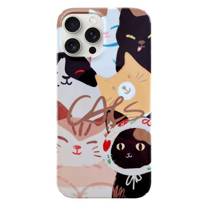 Painted Pattern PC Phone Case, For iPhone 17 Pro